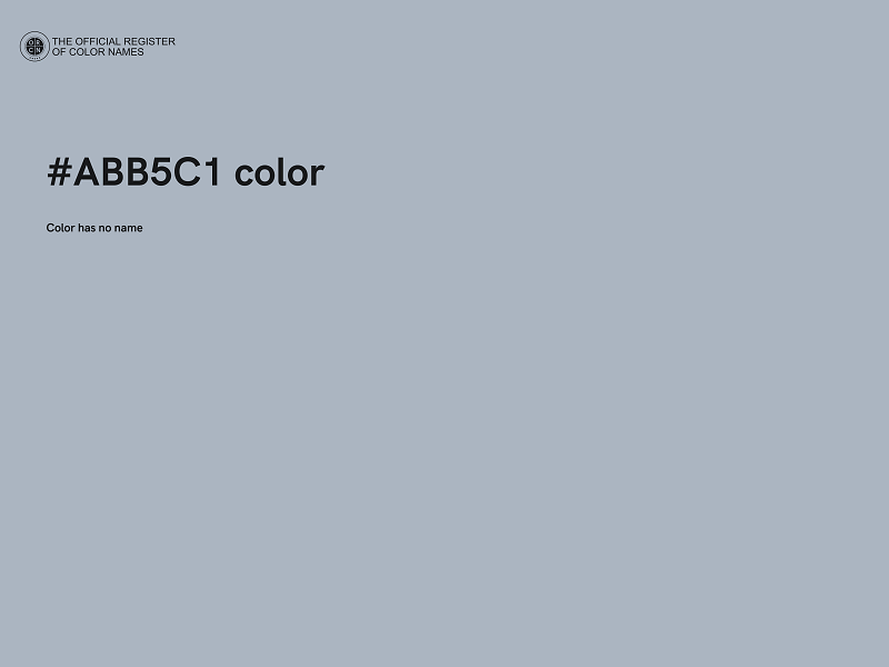 #ABB5C1 color image