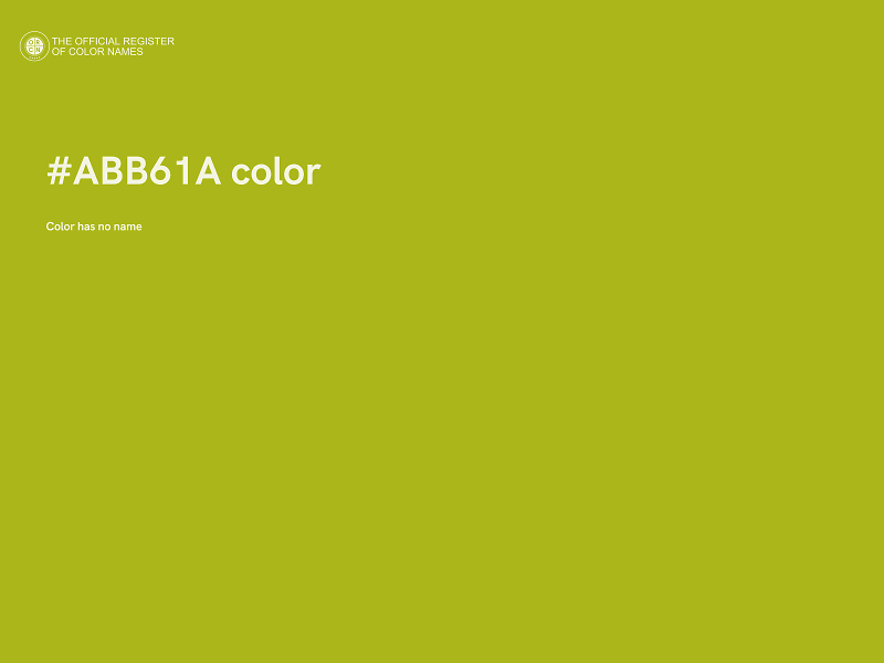 #ABB61A color image