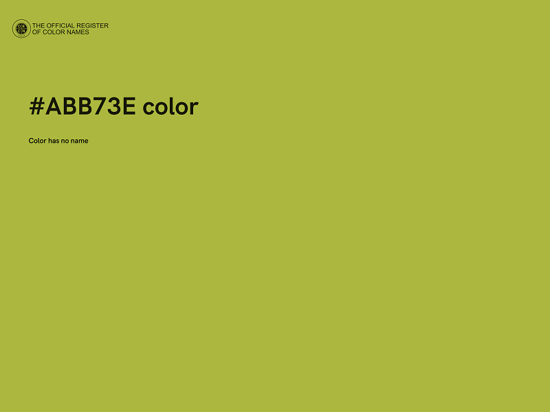 #ABB73E color image
