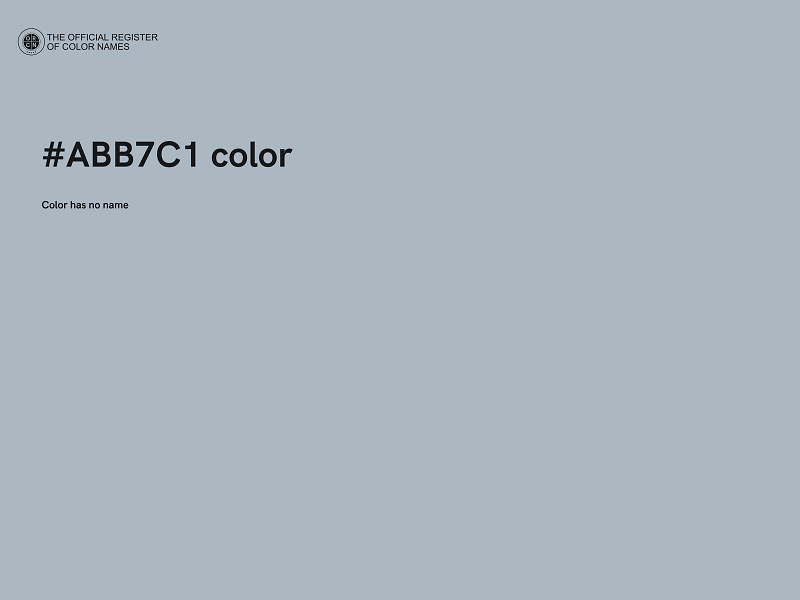 #ABB7C1 color image