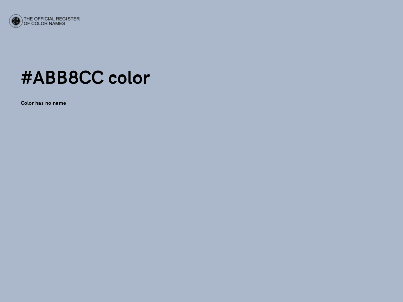 #ABB8CC color image