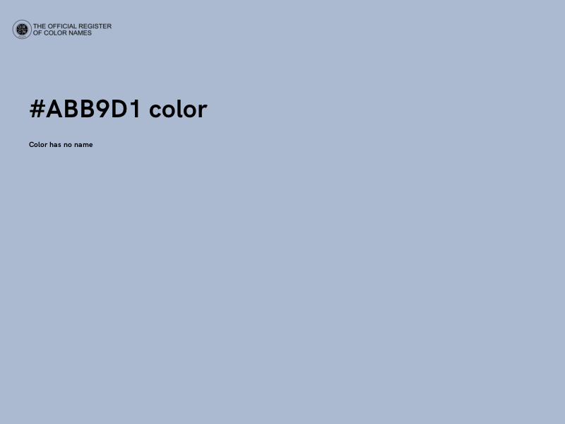 #ABB9D1 color image