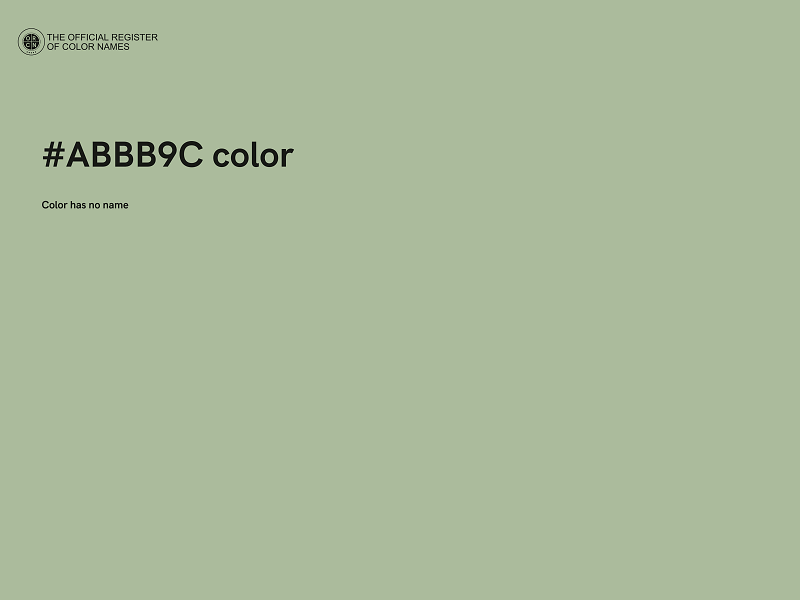 #ABBB9C color image
