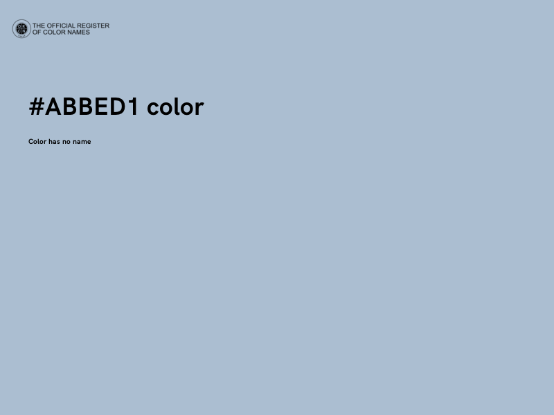 #ABBED1 color image