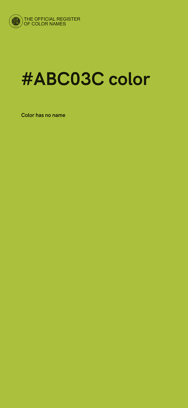 #ABC03C color image