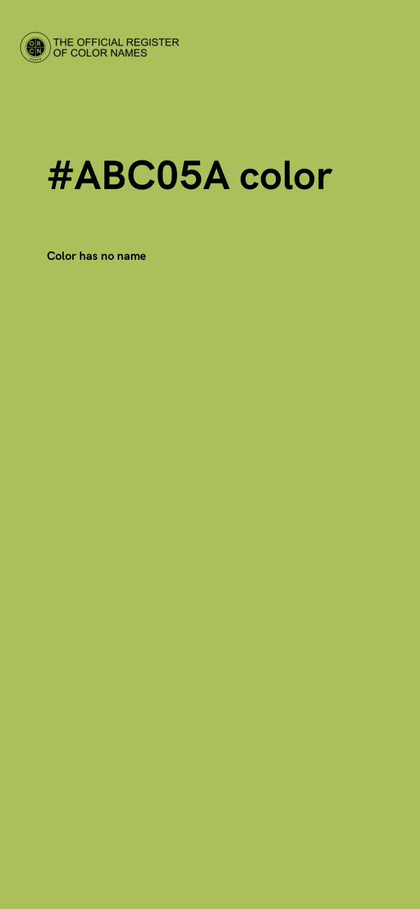 #ABC05A color image