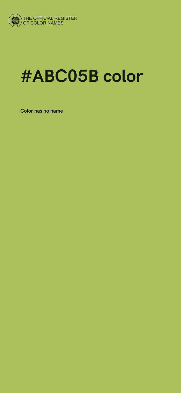 #ABC05B color image