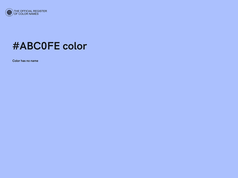 #ABC0FE color image