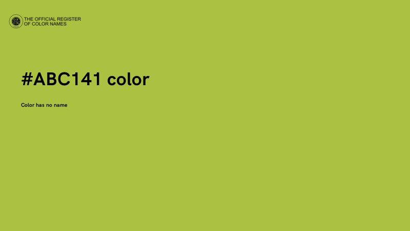 #ABC141 color image