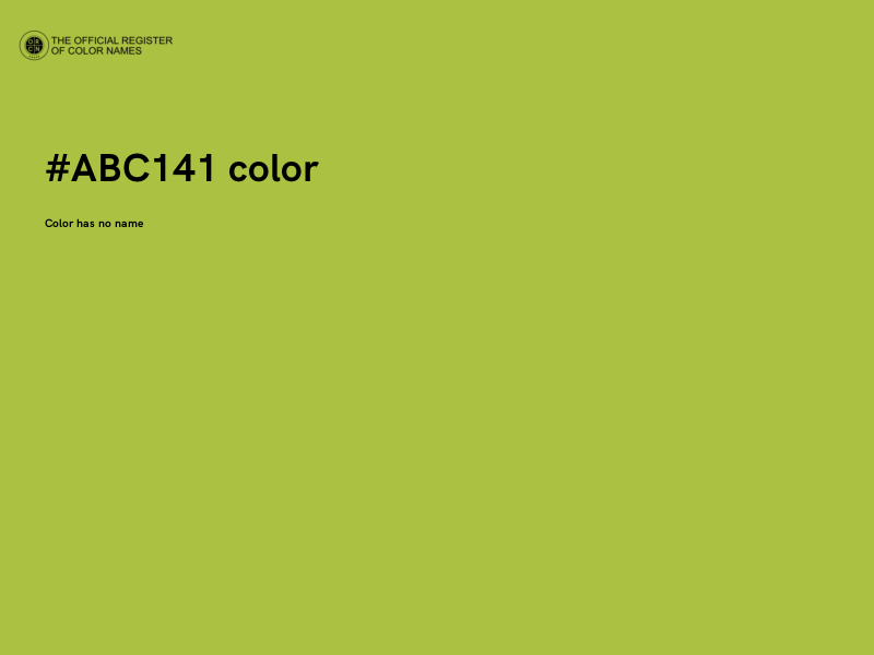 #ABC141 color image