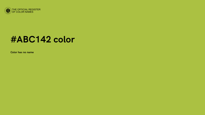 #ABC142 color image