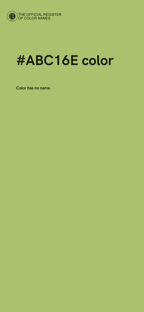 #ABC16E color image