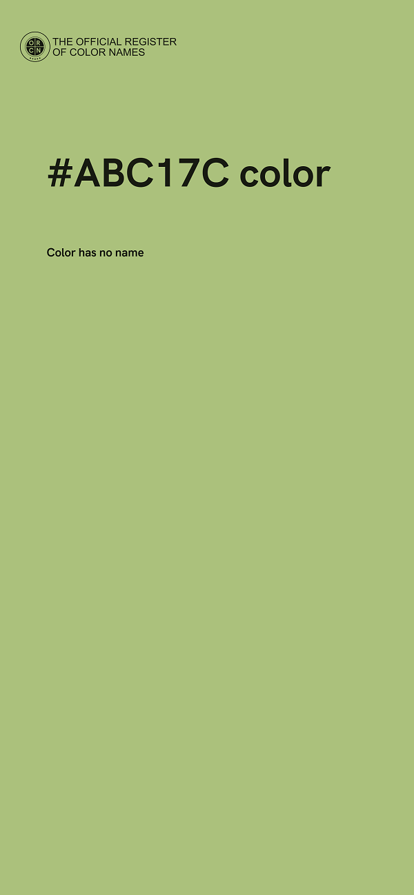 #ABC17C color image