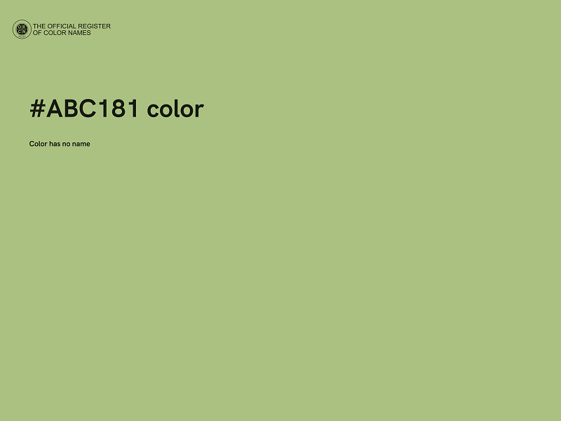 #ABC181 color image