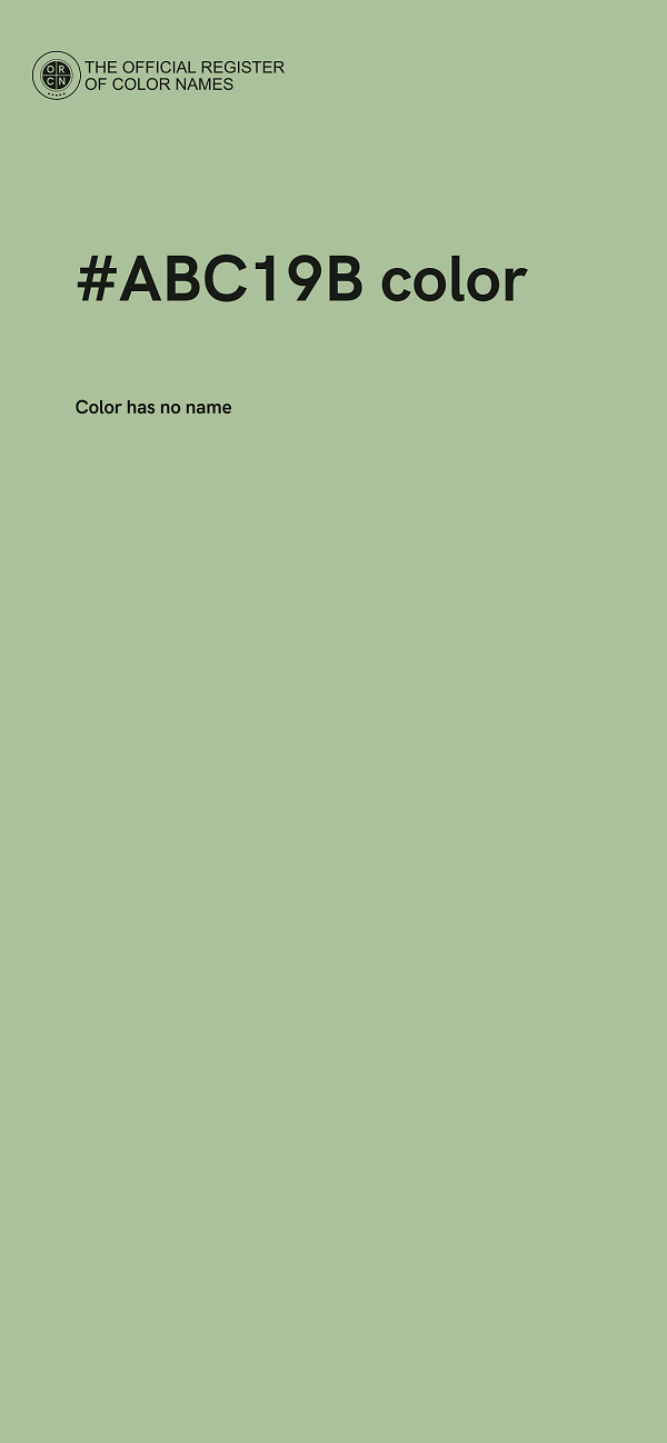 #ABC19B color image