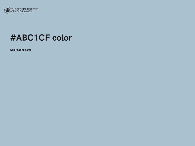 #ABC1CF color image