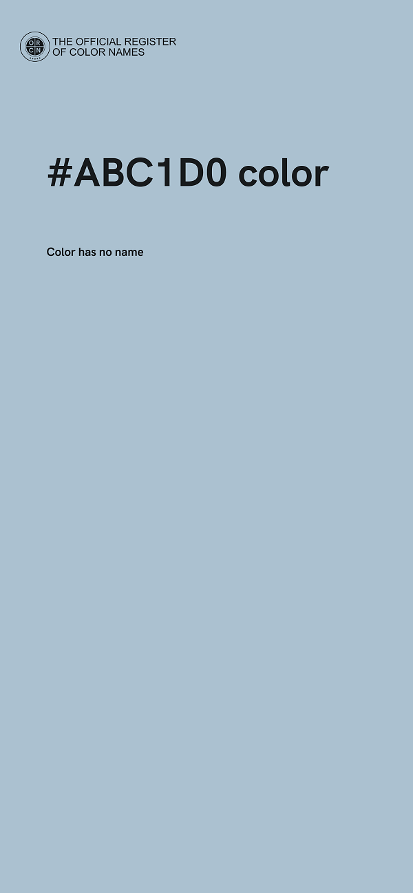 #ABC1D0 color image