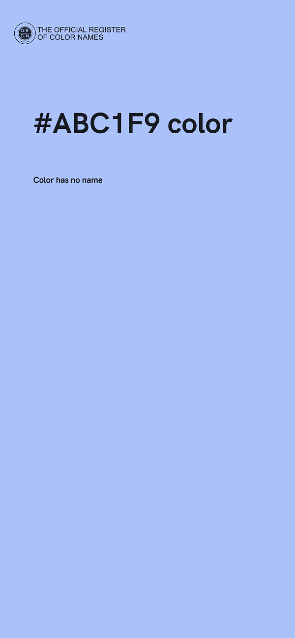 #ABC1F9 color image