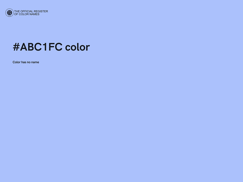 #ABC1FC color image