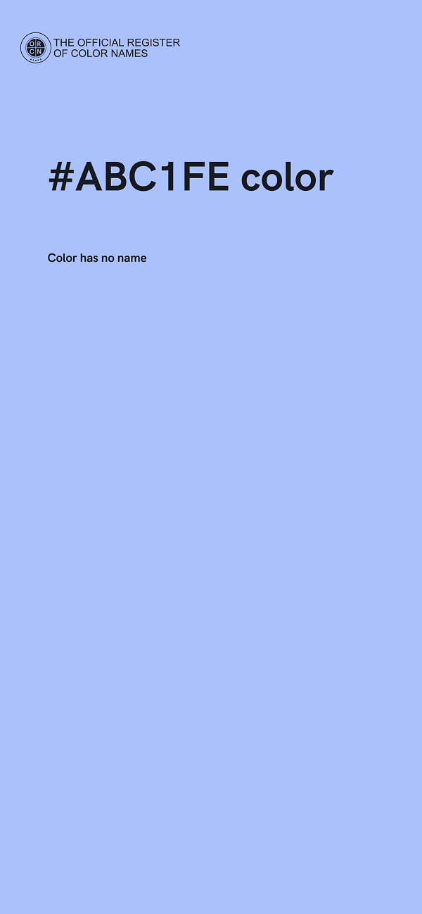 #ABC1FE color image