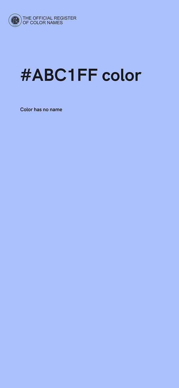 #ABC1FF color image