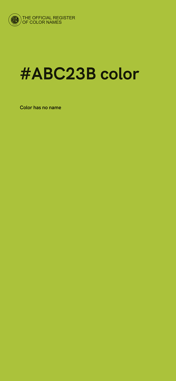#ABC23B color image