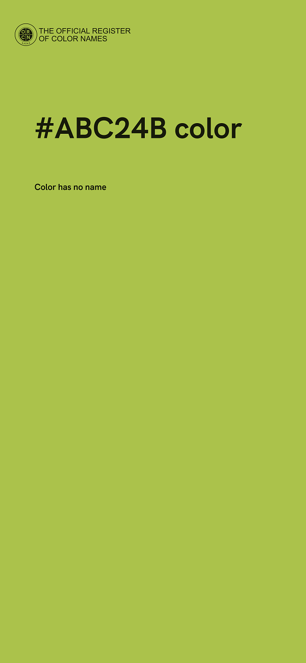 #ABC24B color image