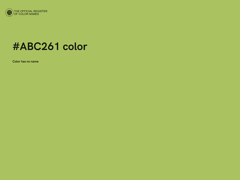 #ABC261 color image