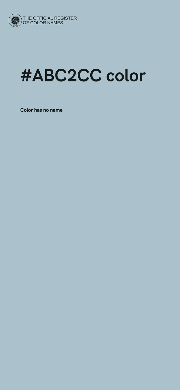 #ABC2CC color image