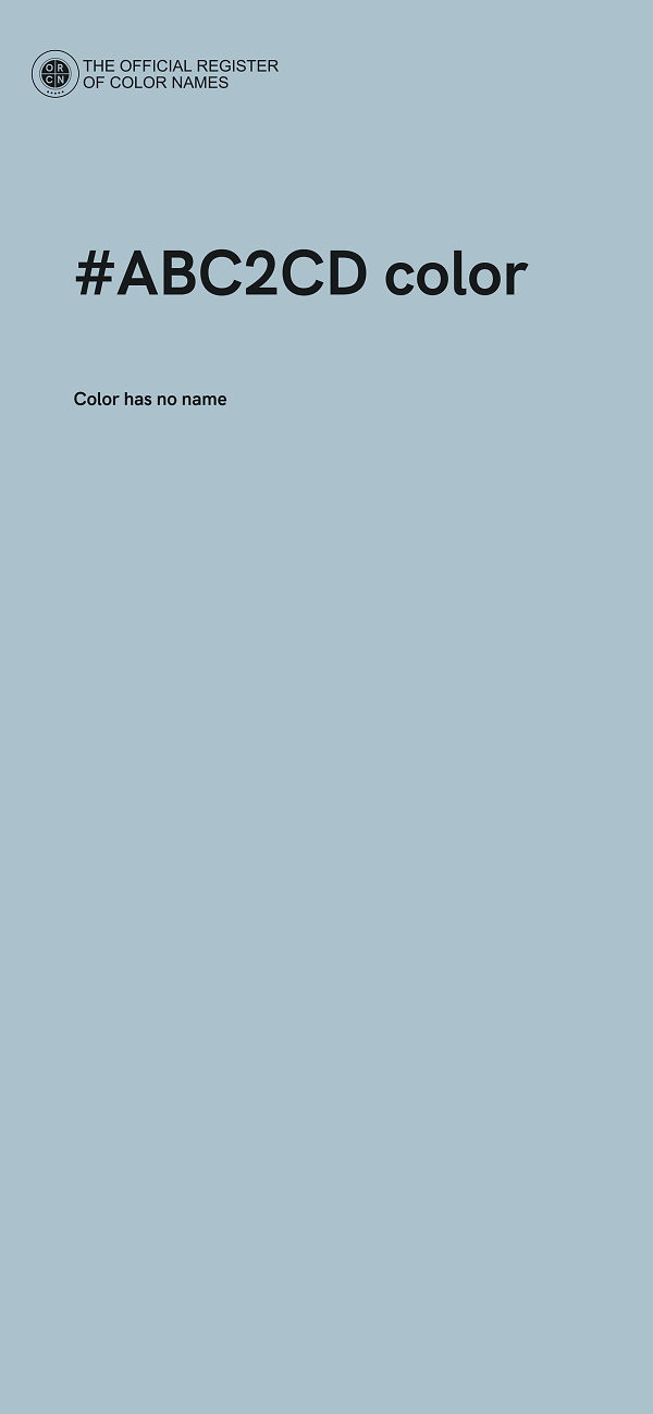 #ABC2CD color image