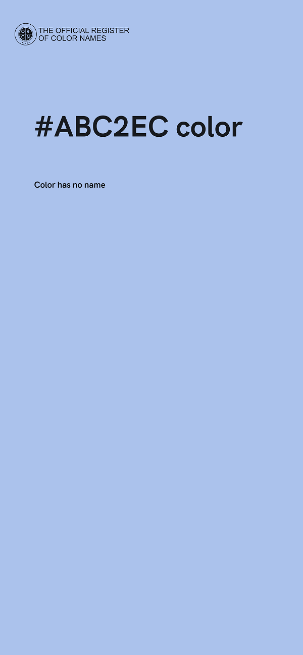 #ABC2EC color image