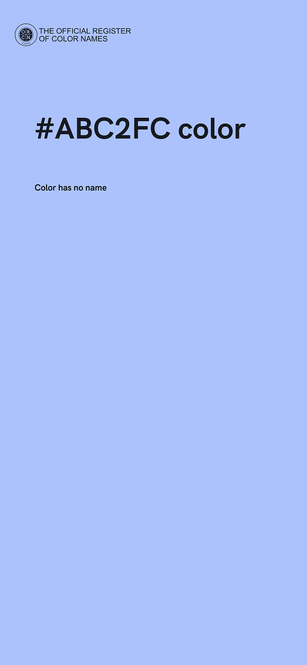 #ABC2FC color image