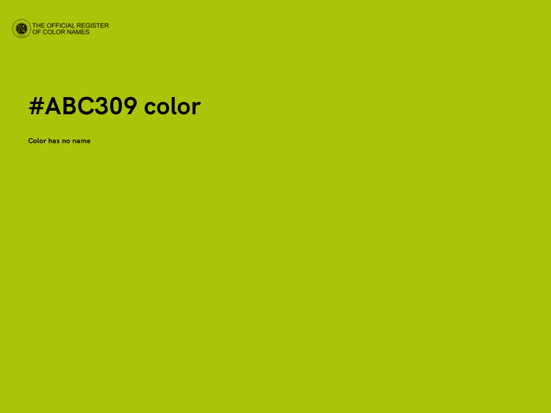 #ABC309 color image