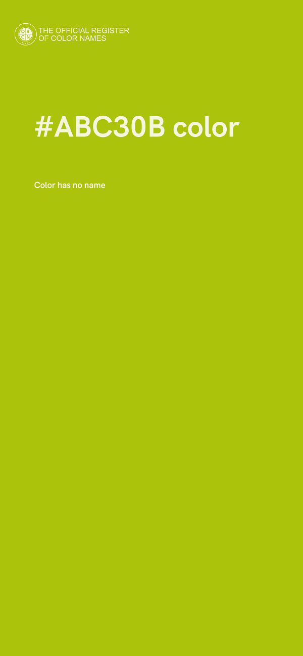 #ABC30B color image