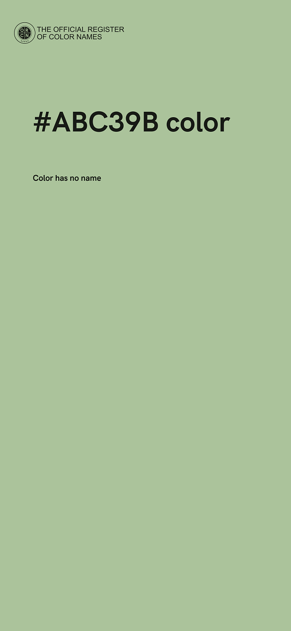 #ABC39B color image