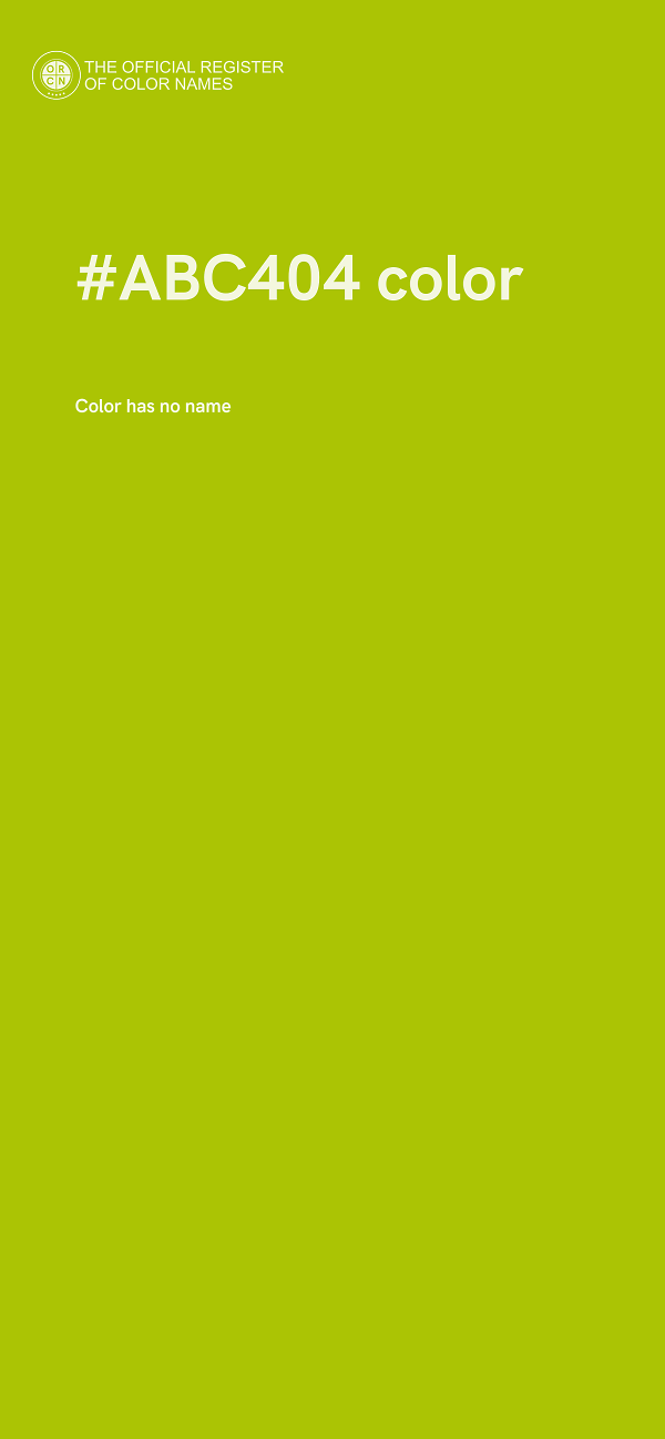 #ABC404 color image