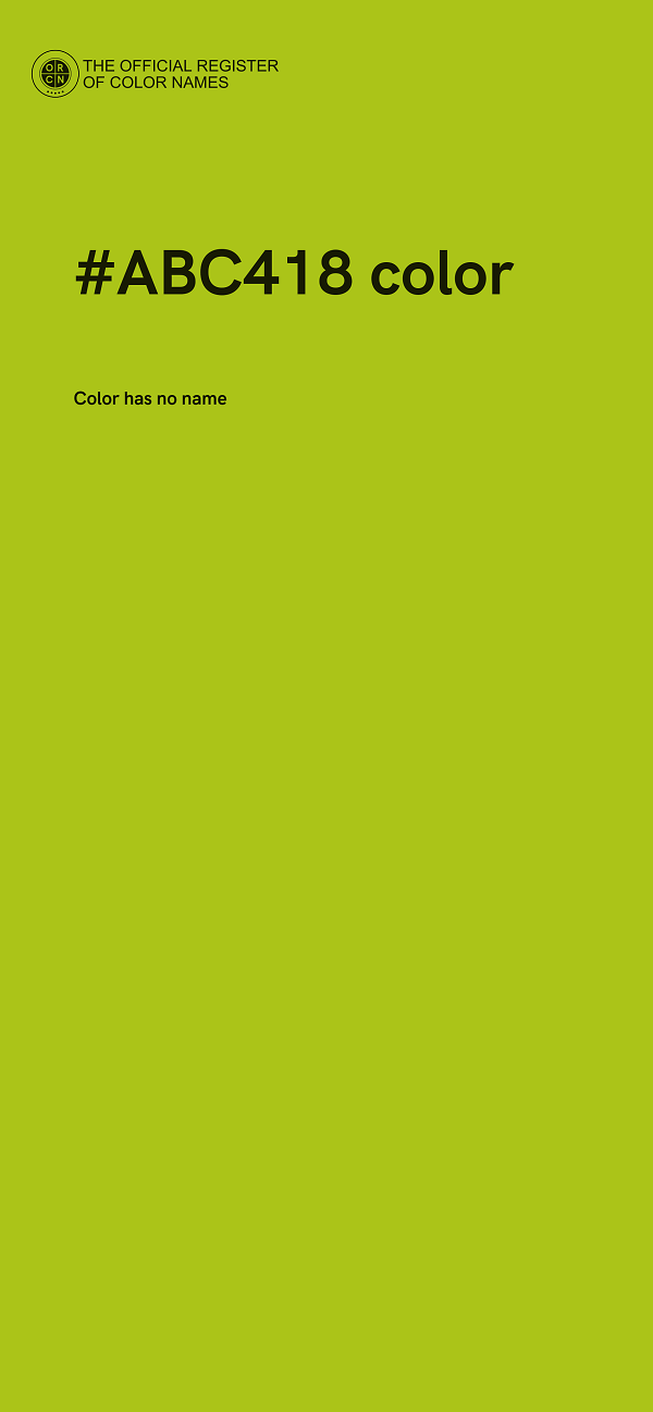 #ABC418 color image