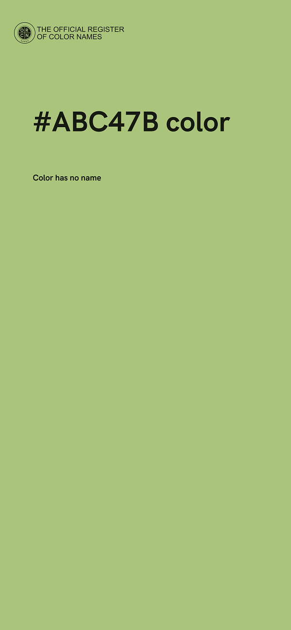 #ABC47B color image