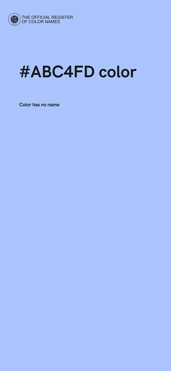 #ABC4FD color image