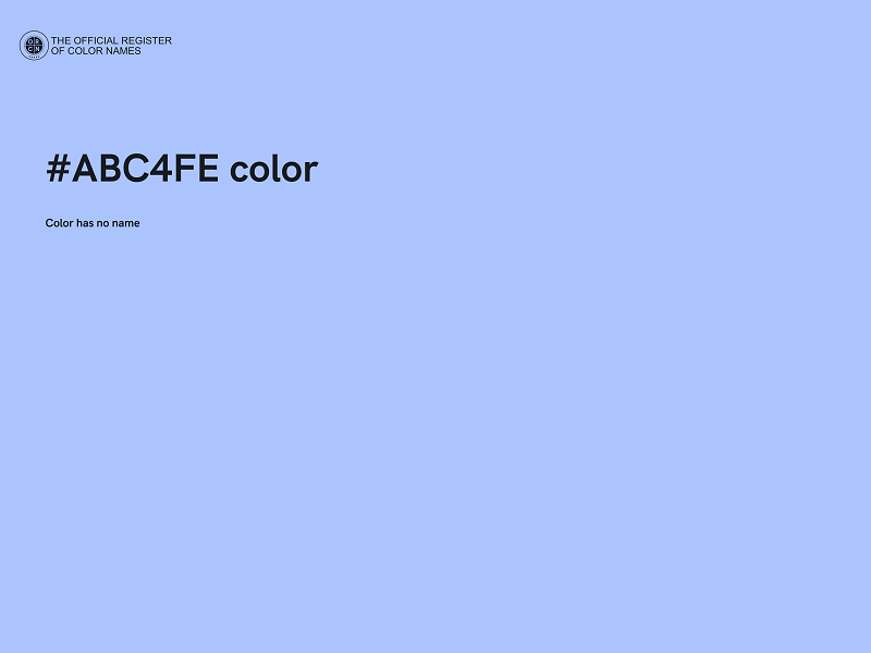 #ABC4FE color image