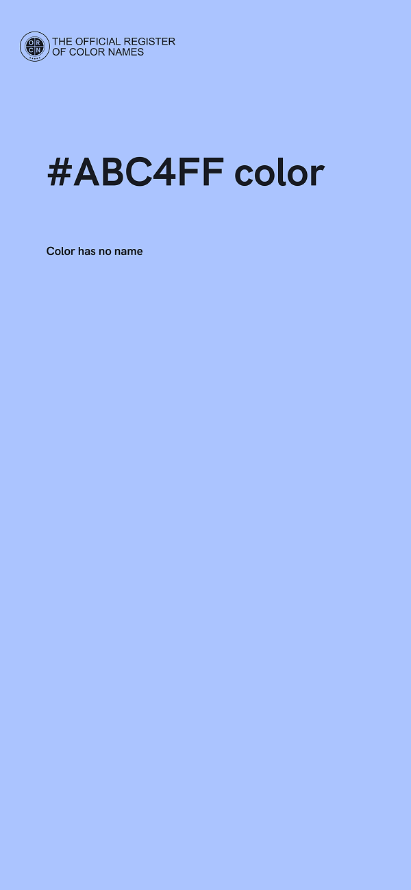 #ABC4FF color image