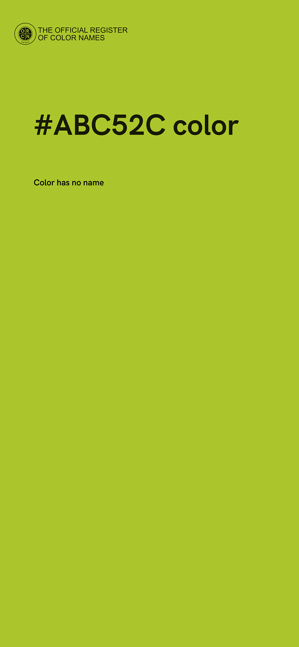 #ABC52C color image