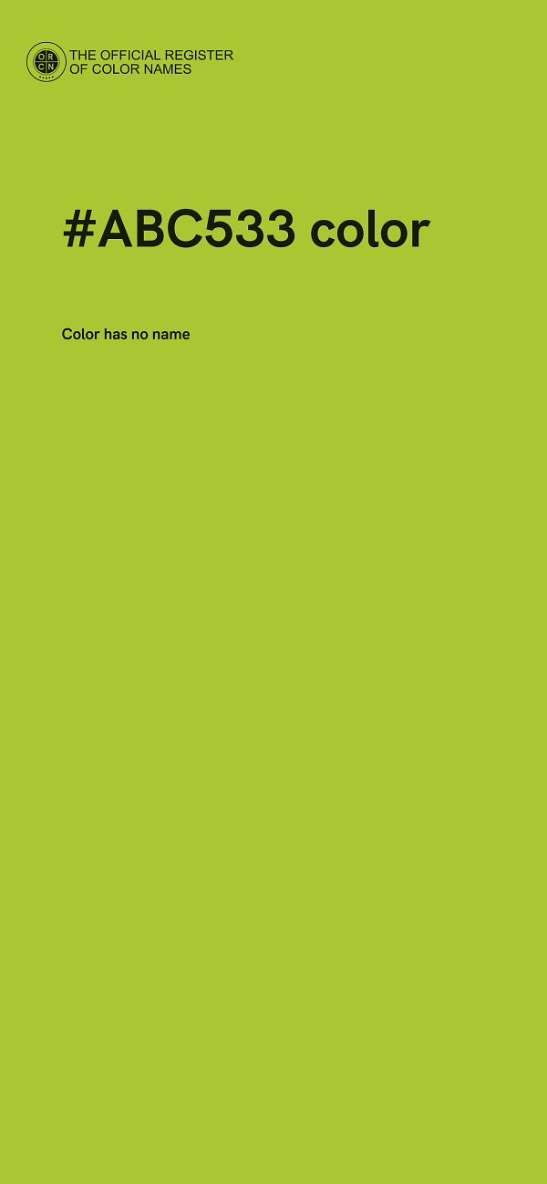 #ABC533 color image