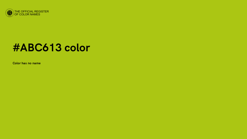 #ABC613 color image