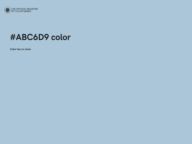 #ABC6D9 color image