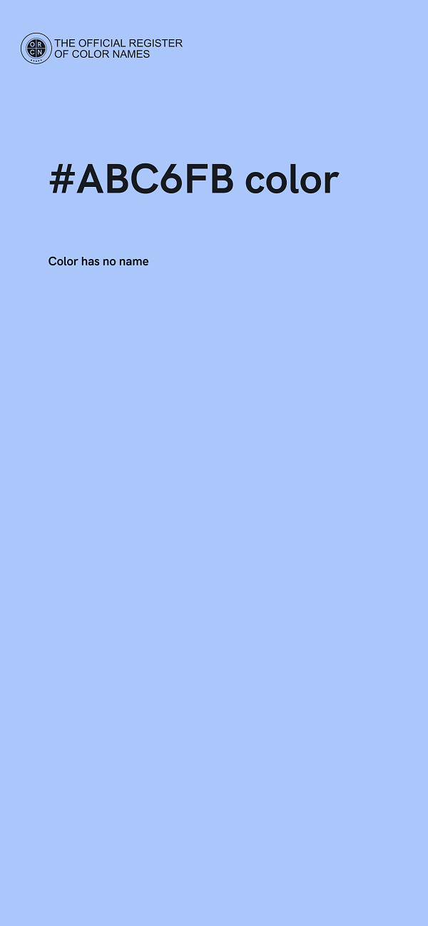#ABC6FB color image