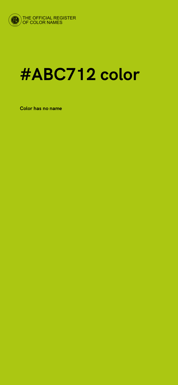 #ABC712 color image