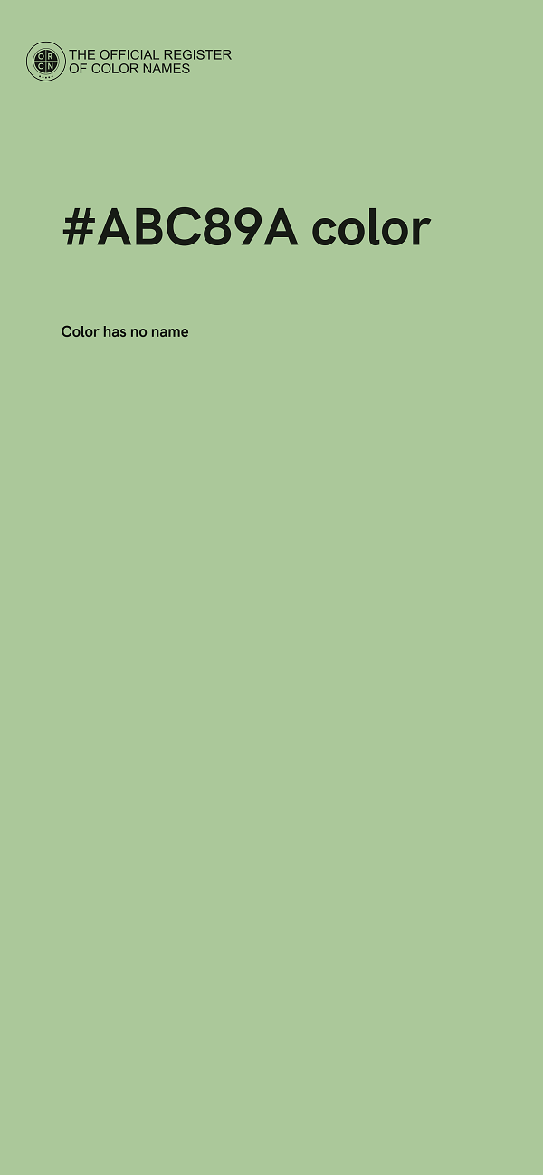 #ABC89A color image