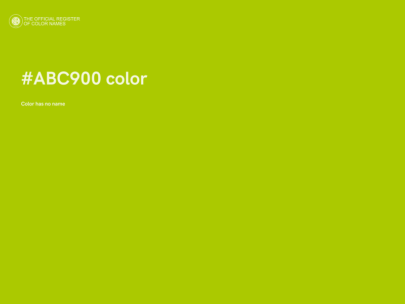 #ABC900 color image