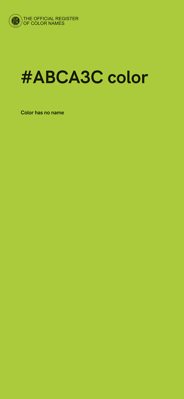 #ABCA3C color image